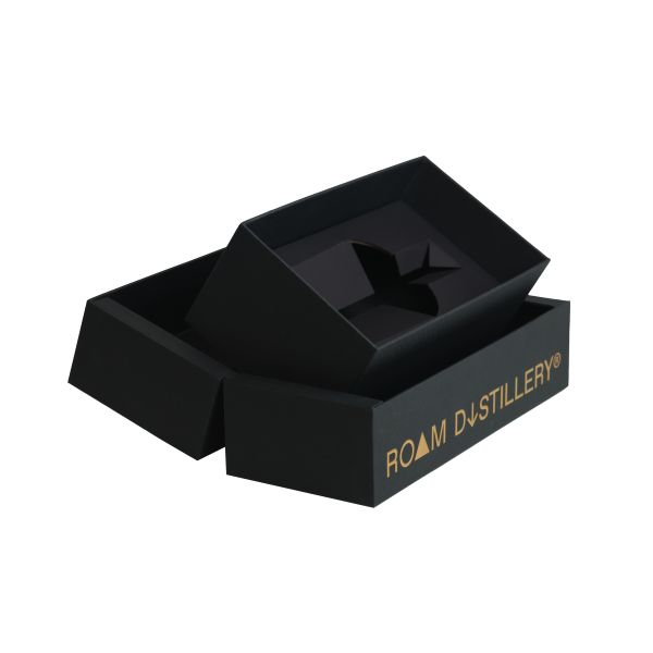 Customized Luxury Gift Box Packaging Glass Whiskey Bottle UV Resistant