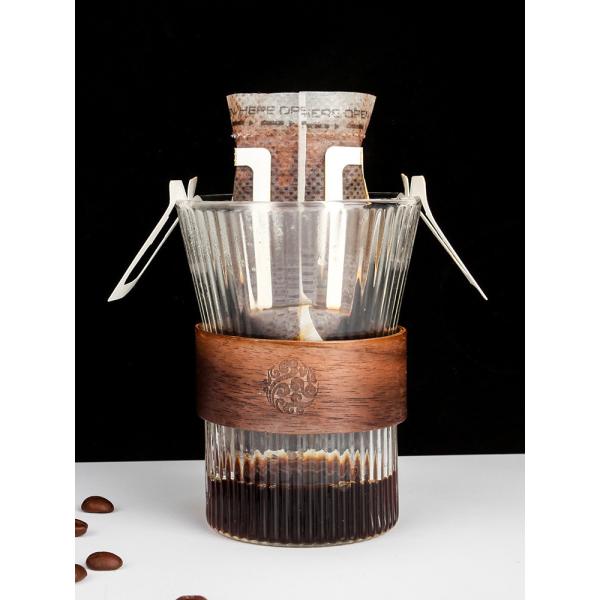 Durable Ear Hanging Coffee Filter Paper with Portable Drip Type Hand Washed Filter Bag