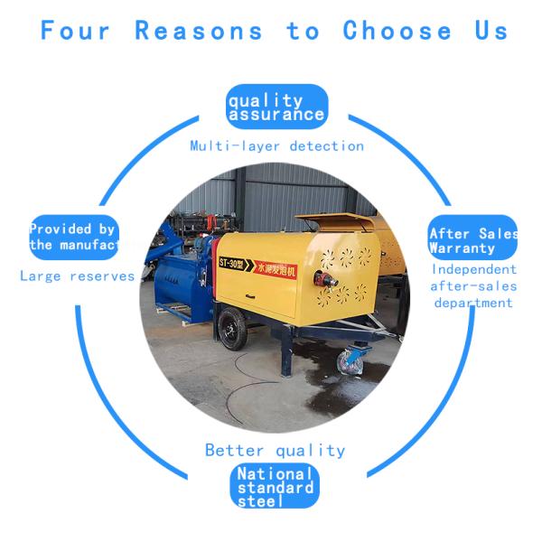 Foaming Generator for Lightweight Concrete Processing Brick Production Line Efficiently