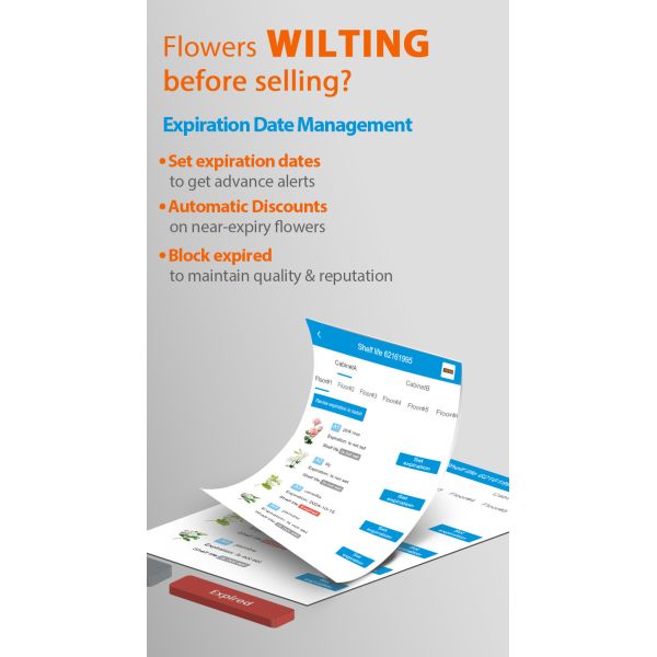 2 in 1 Locker Flower Vending Machine with 32 Inch Touch Screen and Cooling System in Shopping Mall