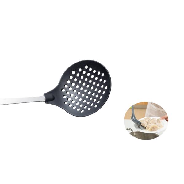 Nylon Kitchen Utensils Set with Rotating Stand and Multi-functional Kitchen Gadgets