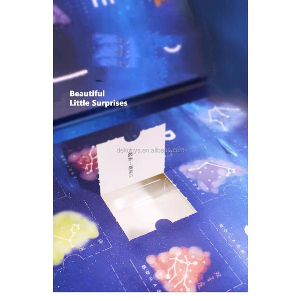 Matte/Glossy Lamination Custom Chocolate Advent Calendar Packaging Box for Christmas
