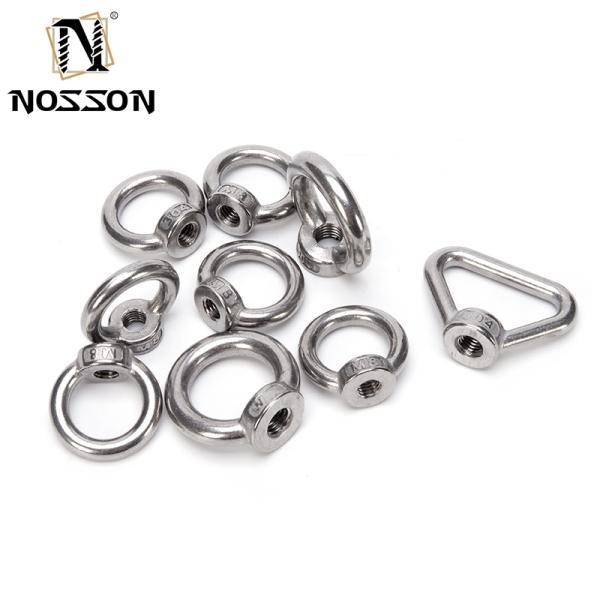 Triangle Ring Lifting Eye Nuts Measurement system Imperial Inch Fine Thread Polish DIN582 Eyenut M6 M8 M10 M12 M16 M20 M24