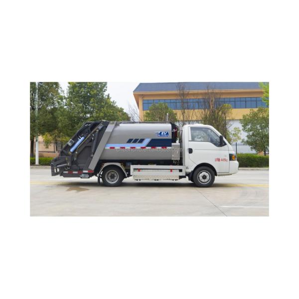 Pure Electric Energy Type Design Refuse Collection Compressible Garbage Bin Transport Truck Vehicles