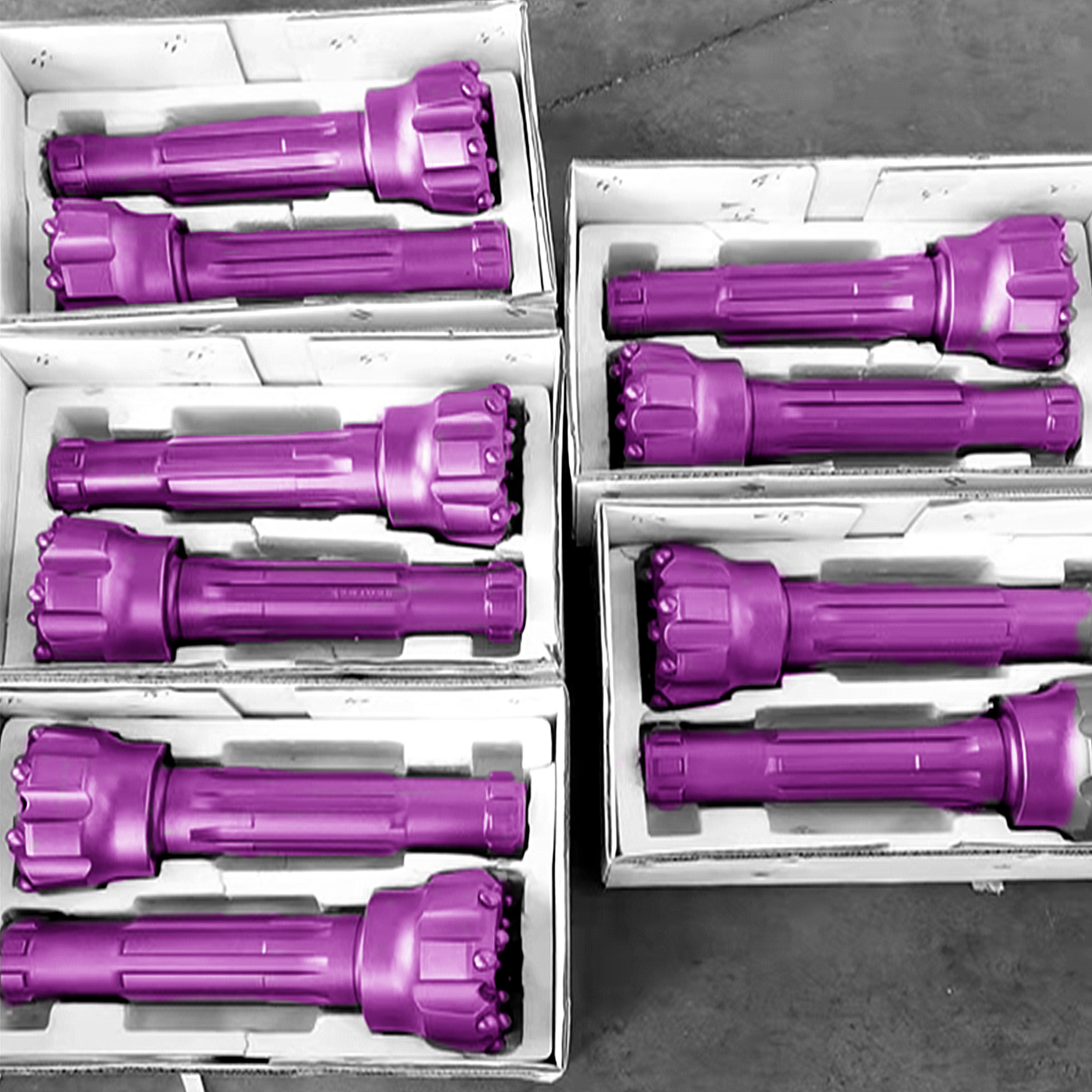 DTH Hammers And Bits Mining Machinery Parts 6Inch High Performance DTH Drilling Bit