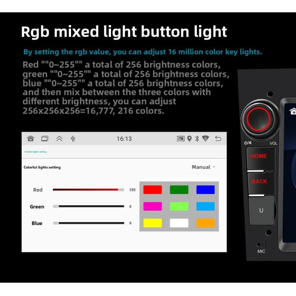 Creatall 7-Inch HD Screen Android Car GPS Navigation System Compatible Opel Smart for BT Wireless CarPlay Dashboard USB