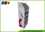 Custom Made Instore Retail Cardboard Floor Standing Display Unit With Four