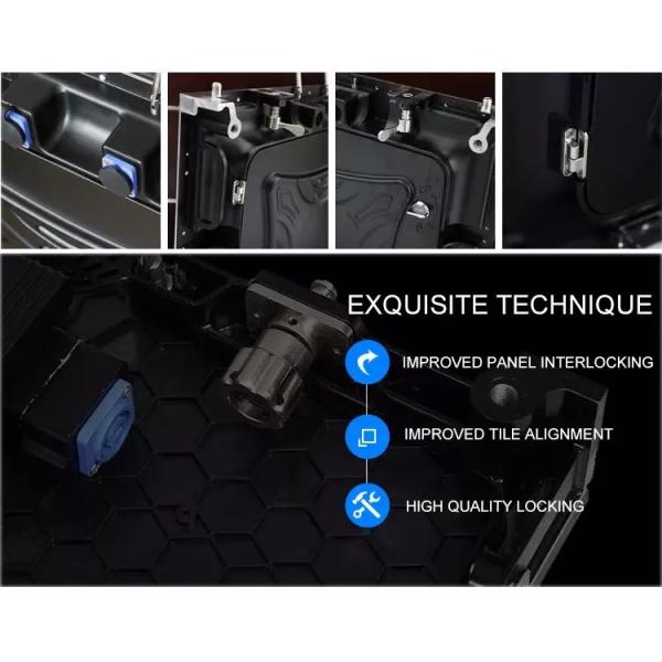 High Brightness HD Video Function P3.91 LED Display Screen For Stage Background Rental