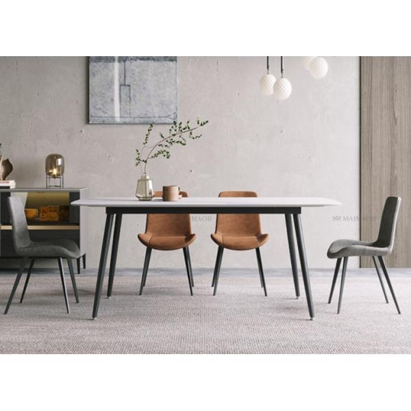 Rock Slab Nordic Marble Dining Table Modern Minimalist
