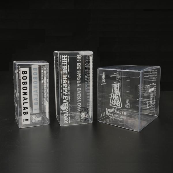 clear Acetate Plastic Box case Packaging Small Custom Pet Pvc pp Foldable Plastic Packing Box