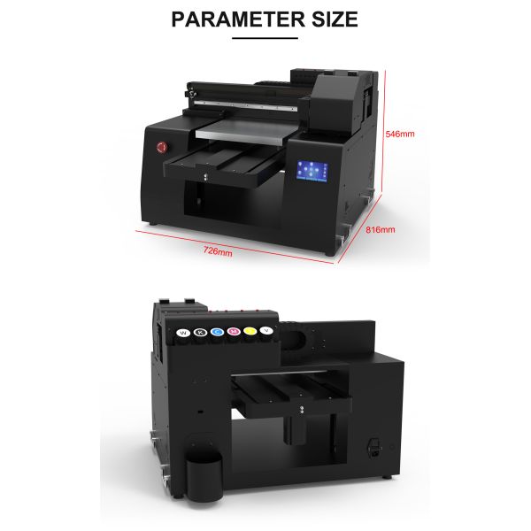 KECAI A3 3040 UV Flatbed Printer XP600 Print Head High Precision Digital Printing Machine for Acrylic Metal Glass Wood Leather