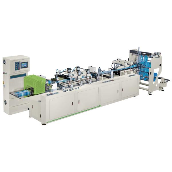 Rice / Flour Bag Making Machines , 3 Side Seal Pouch Making Machine With Pressed Handle For