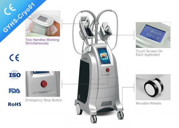 Buy Electronic Cryolipolysis Body Slimming Machine With Pure Water Cooling Liquid at wholesale prices