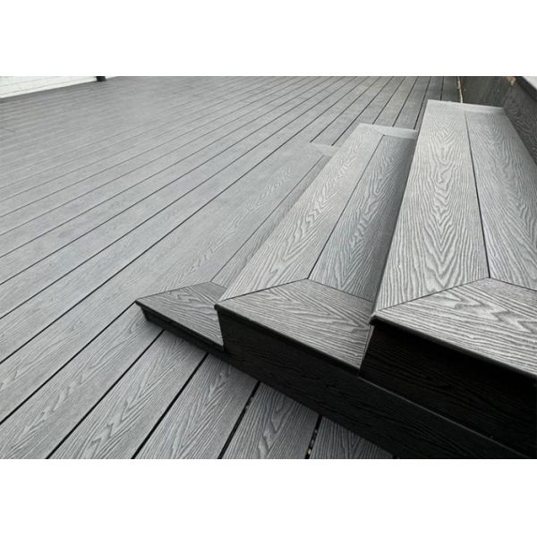 150*25mm Rot Resistant Composite WPC Decking Custom Length