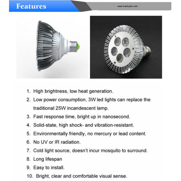 2016 Dimmable LED par light Led Spot Lighting 12W / E27 Led Replacement For Halogen Bulb