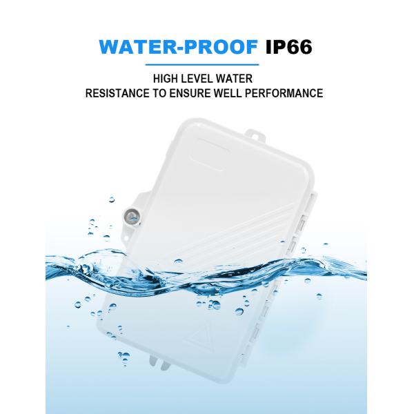 1/8 Drop Cable FTTH IP67 Optical 8 Port Terminal Box