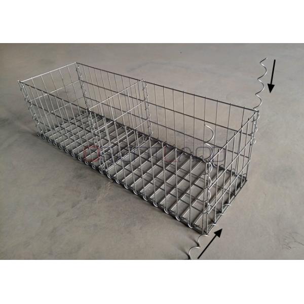 50×100mm Galvanized Welded Gabion Baskets Garden Border Walls Rectangular Hole