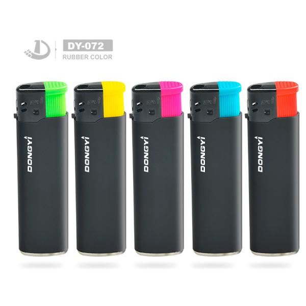Plastic Soft Flame Gas Cigar Refill Electric Electronic Smoking Lighter with Wind Cap