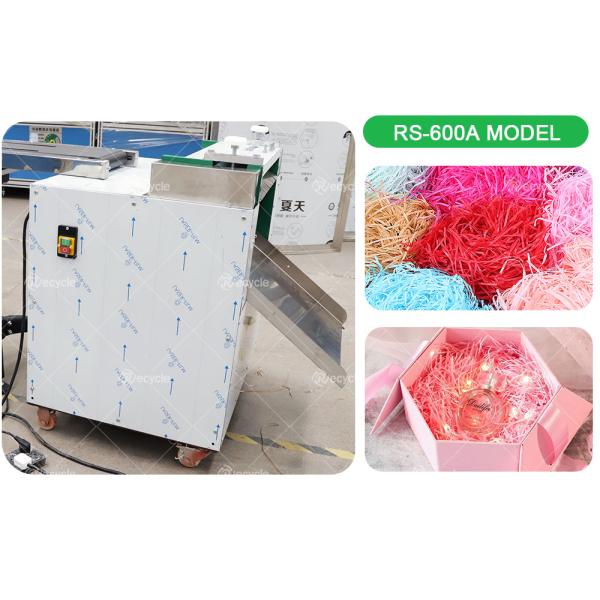 Electric Crinkle Cut Shredded Paper Machine for Gifts Decoration 190kg Machine Weight