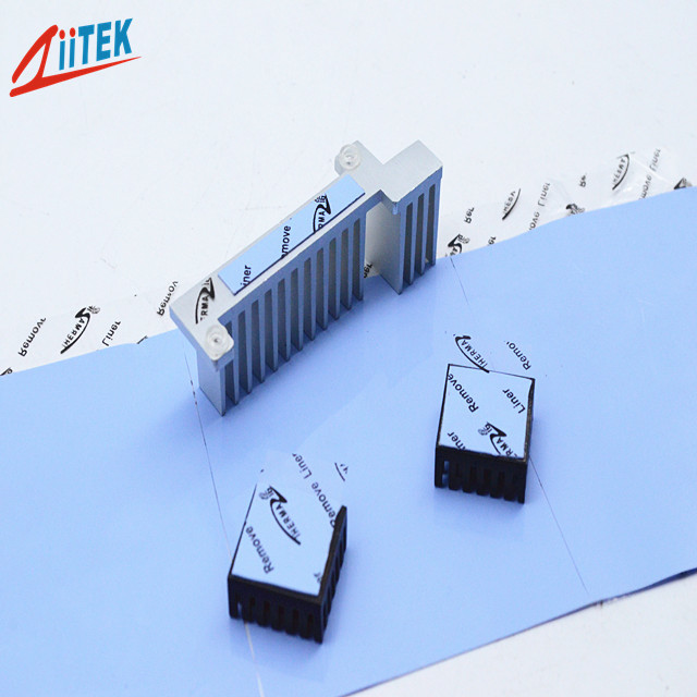 Thermal Conductive Pad product image showing blue silicone material