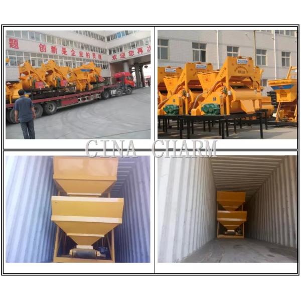 Electric Engine Working Single Shaft JDC350 Concrete Mixture Machine