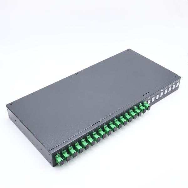 1*16 Simplex Rack Mount Type Fiber Optic Plc Splitter