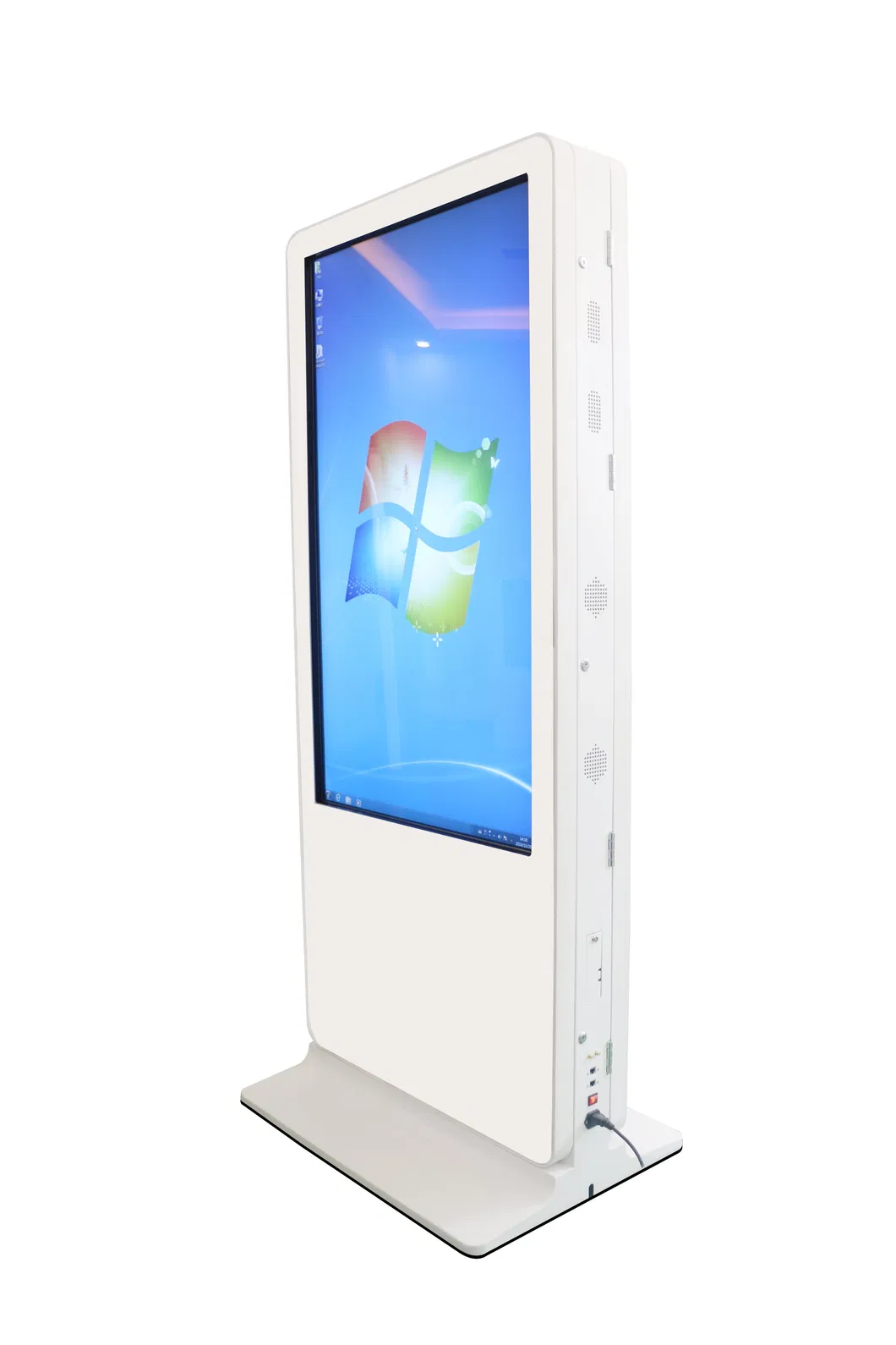 55inch Floor Standing Double Sided Touch Screen Kiosk Built in PC Windows OS