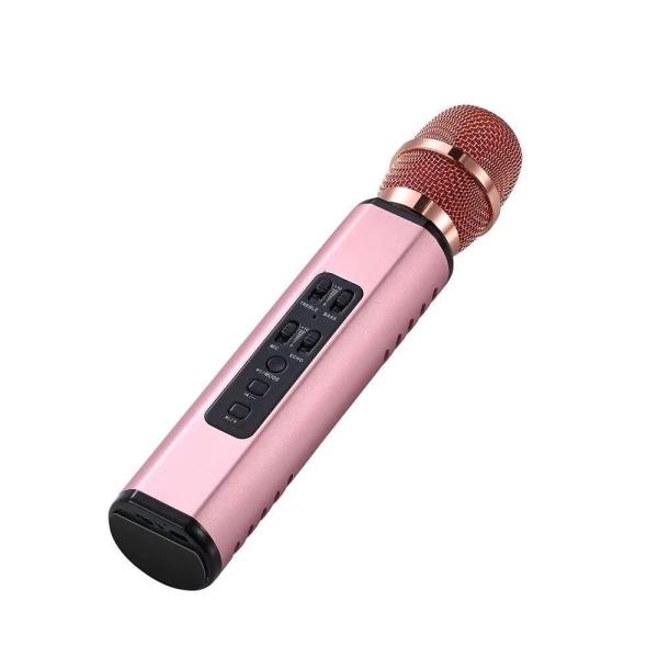 Bluetooth Multifunction Karaoke Microphone Speaker with Rechargeable Battery