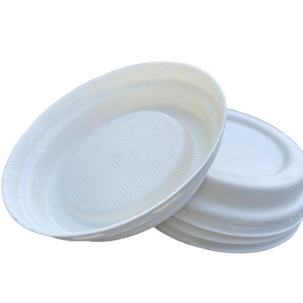 Biodegradable Sugarcane Cup Lid For 8oz Coffee Cup
