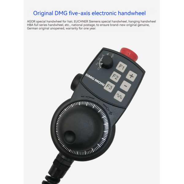 IP67 Original DMG Plastic Solid Electronic Handwheel 5 Axis with High Grade Hook Special for Fagor CNC Machine System