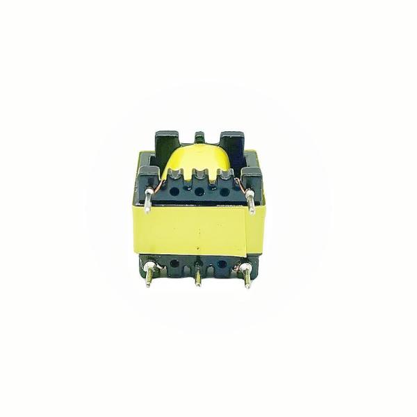 EE13 Vertical High Frequency Transformer 12V Small High Voltage PCB Transformer ROHS For Mobile Chargers