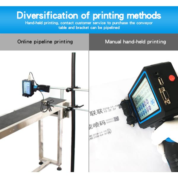 T980 Handheld Inkjet Printer for Expiry Date Printing in Compact Size 235*135*100mm