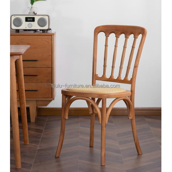 Classical Solid Wood Chivari Chair Rattan Dining Wedding Chairs for Wedding Events