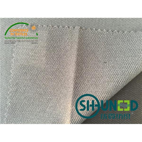 PA 75 D * 100 D Broken Twill Weave Woven Interlining , Double Dot heavy weight interfacing
