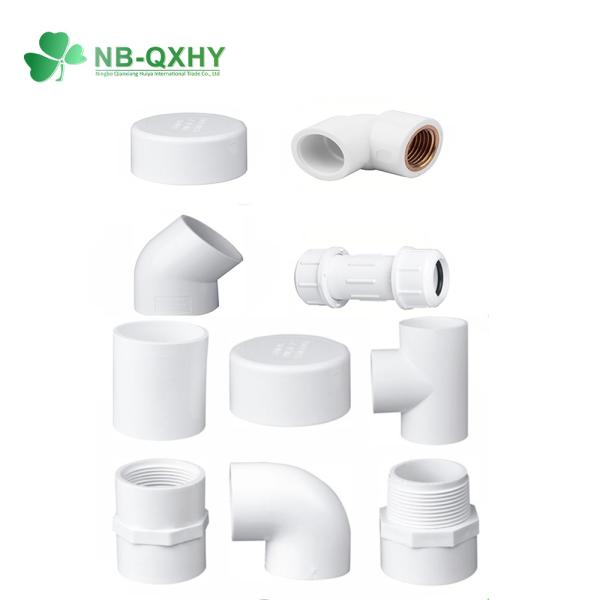 White 1 prime PVC Pipe Fitting Sch40 Reducing Coupling for Residential Applications