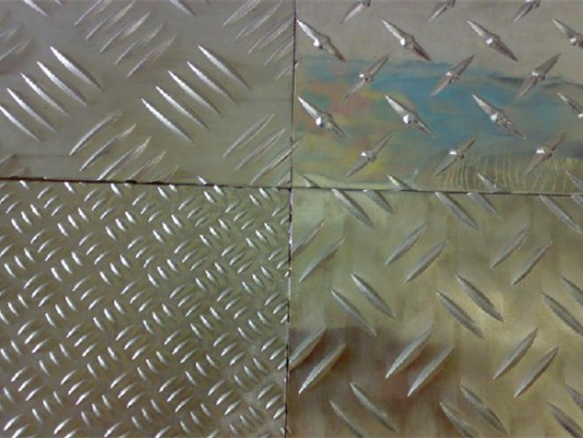 Diamond Pattern Aluminum Checkered Sheet For Decoration 1060 3003