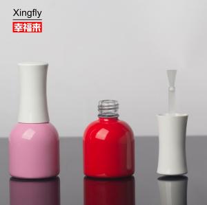 Quality UV Gel 10ml Nail Polish Black Bottle Glass Spray Coating Silk Printing for sale