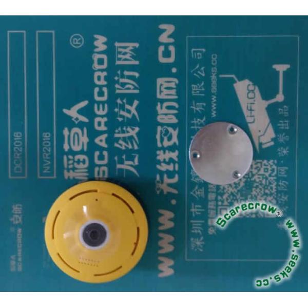 VR 360° degree fish-eye Wi-Fi panoramic camera Panorama 360 ° fisheye camera, WiFi links and network links