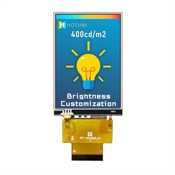 Vertical 3.5 Inch TFT LCD Module , Multifunctional TFT Capacitive Screen