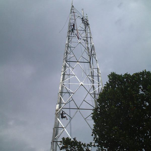 4 Legged Angular Steel Or 3 Legged Tubular Steel 15m Lattice Tower