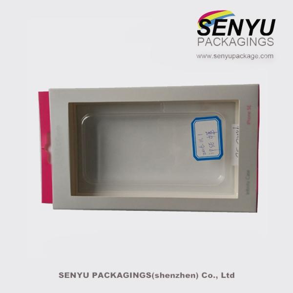 Custom design printed mobile phone accessories Blister packaging box with hanging