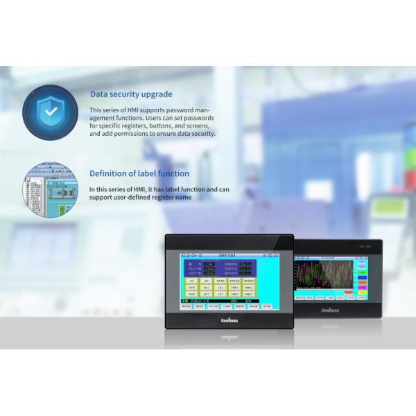 Anti Moisture 7 Inch HMI Display 65536 Colors Operator Interface Panel