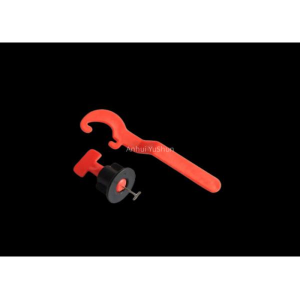 Plastic Tile Leveling System 1.5mm T type clips for Construction and Floor Installation