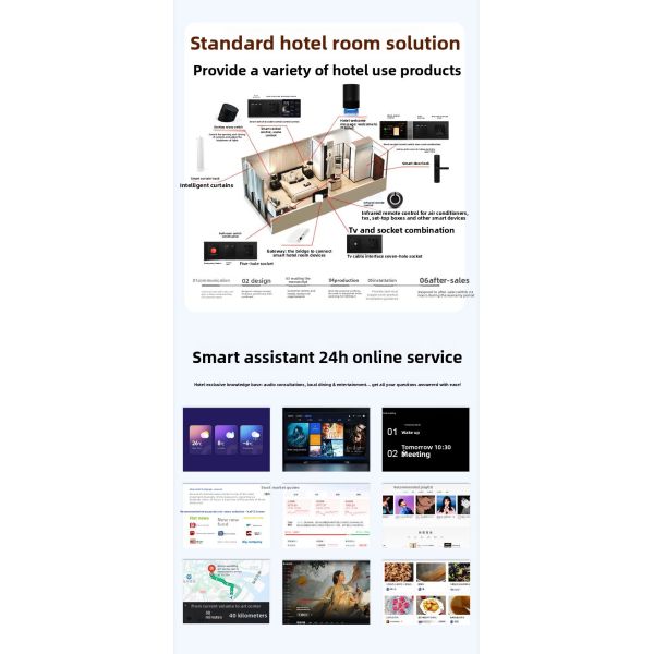 Flame‑retardant, 3C Certified Smart Switch for Hotel/Home – Intelligent Control