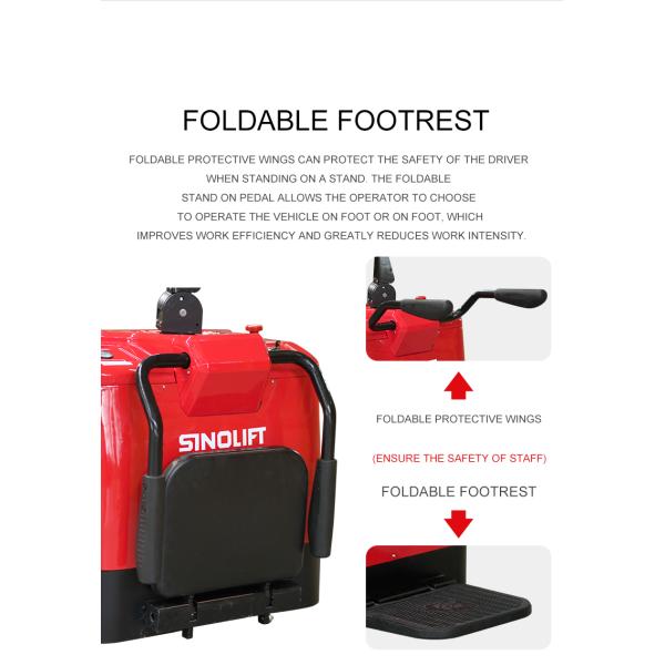 Sinolift CPD10/15W Electric Stand-on Counterweight Stacker