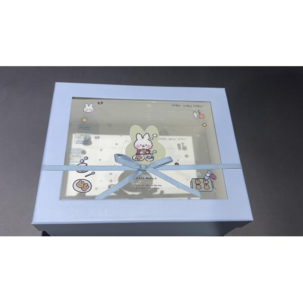 Transparent Window PET Gift Box High End Rectangular Gift Box With Clear Window