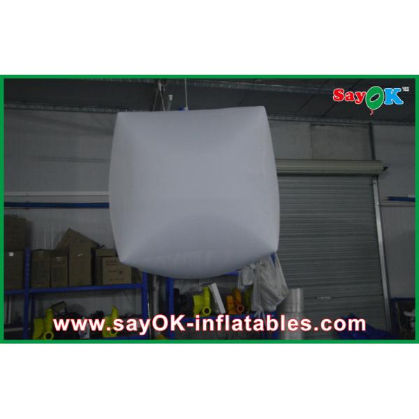 Square Hanging Inflatable LED Light Stylish Customized For Club