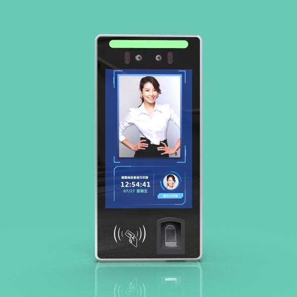 JP1817 Wall-Mounted Face Recognition and Fingerprint Access Control Device with a resolution of 800×1280 for clear image display