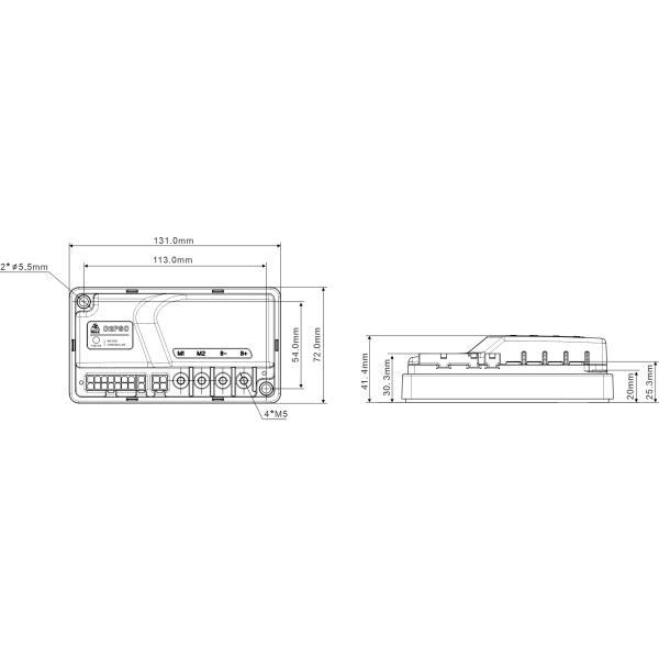 24V 100A Brushed Speed Controller Forklift Electric Forklifts,Floor-Cleaning Vehicles,And More