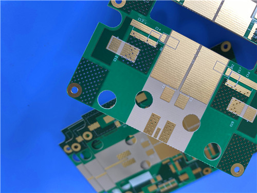 WL-CT440 PCB 2-Layer 35um copper weight built on 10mil substrate with Immersion Silver Finish